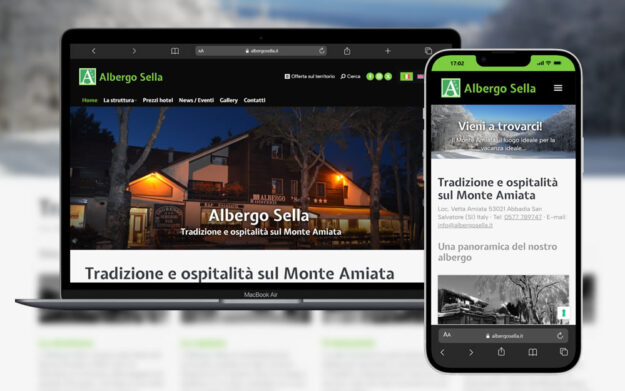sito web albergo sella